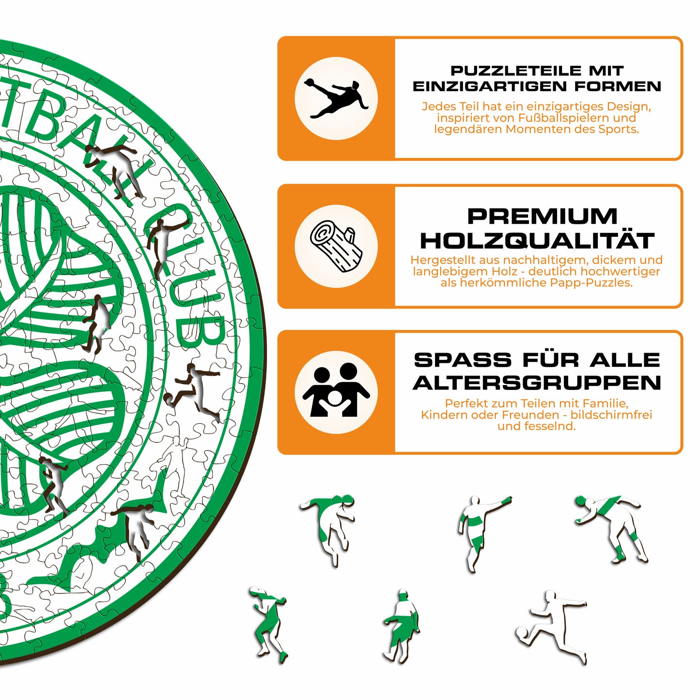 Celtic FC® Logo - Holzpuzzle