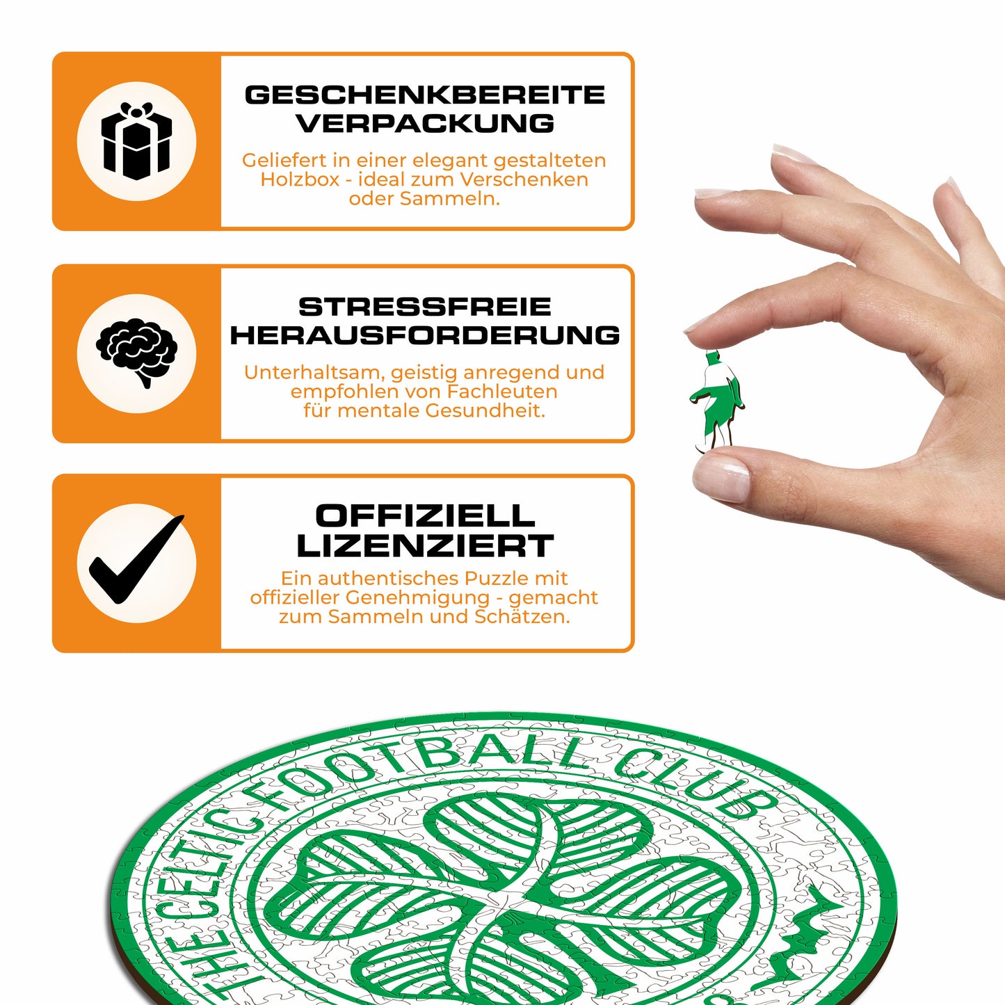 Celtic FC® Logo - Holzpuzzle