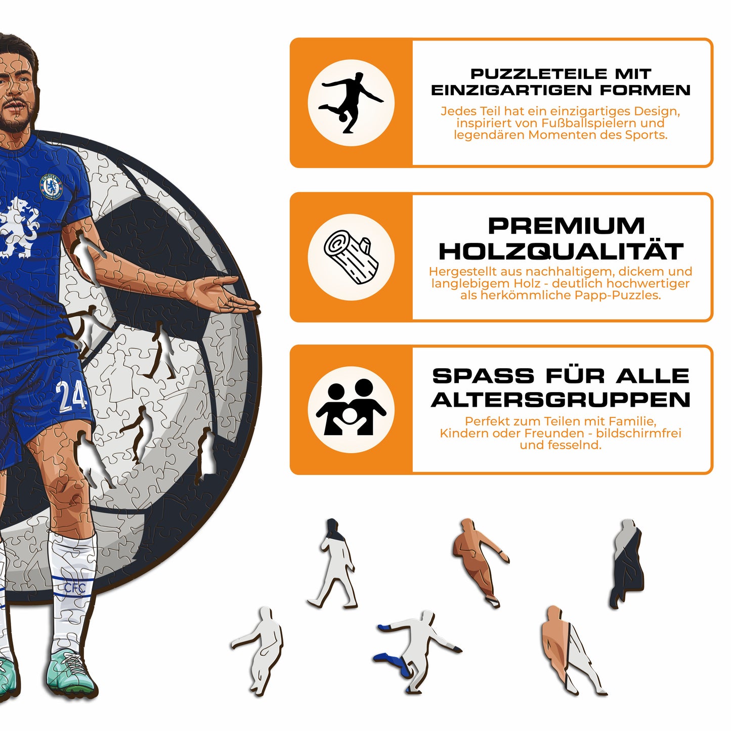 Reece James - Holzpuzzle