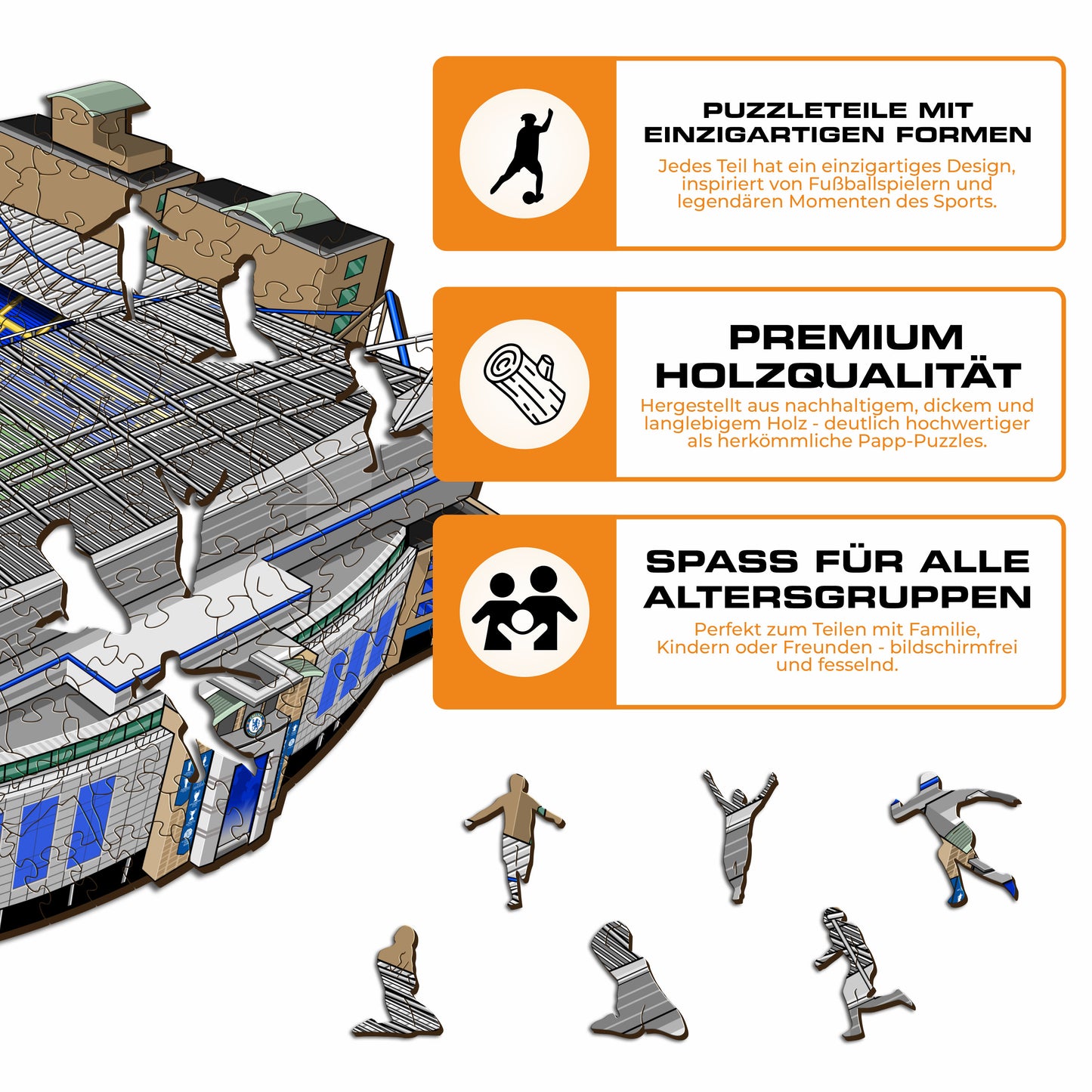 Chelsea FC® Stamford Bridge - Holzpuzzle