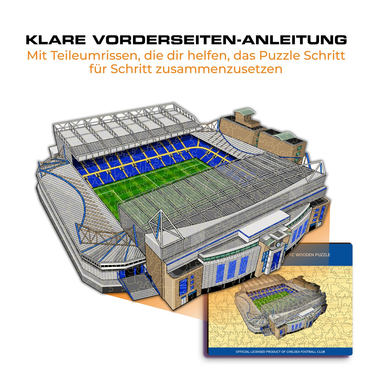 Chelsea FC® Stamford Bridge - Holzpuzzle