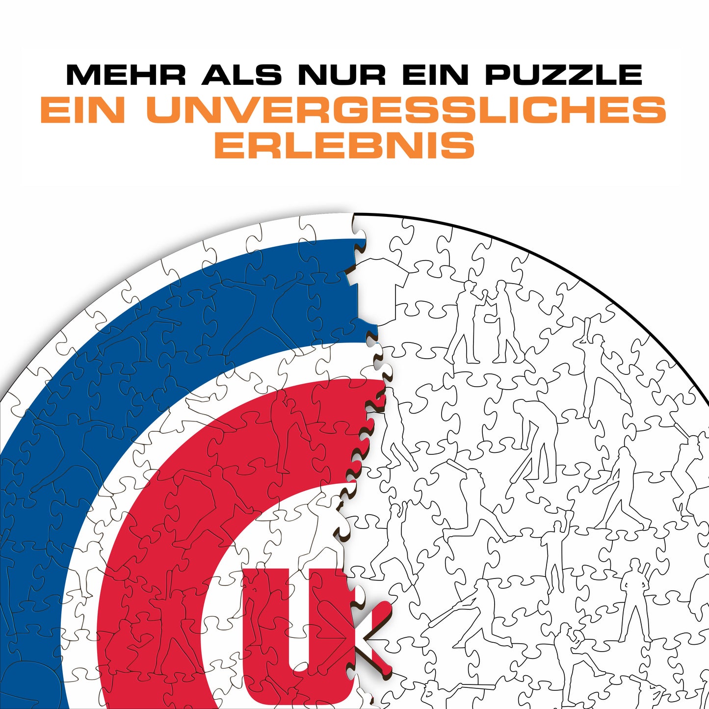 Chicago Cubs™ Logo - Holzpuzzle