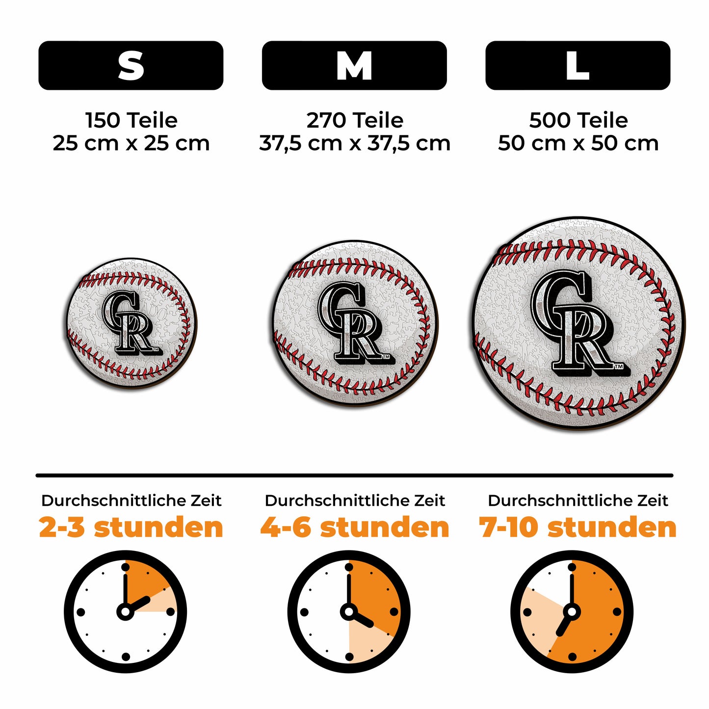 Colorado Rockies™ Baseball - Holzpuzzle