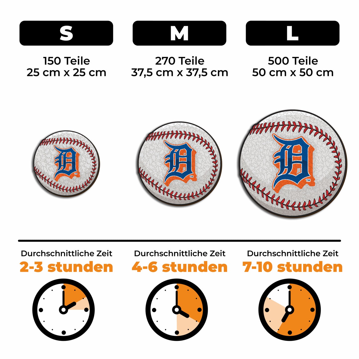 Detroit Tigers™ - Holzpuzzle