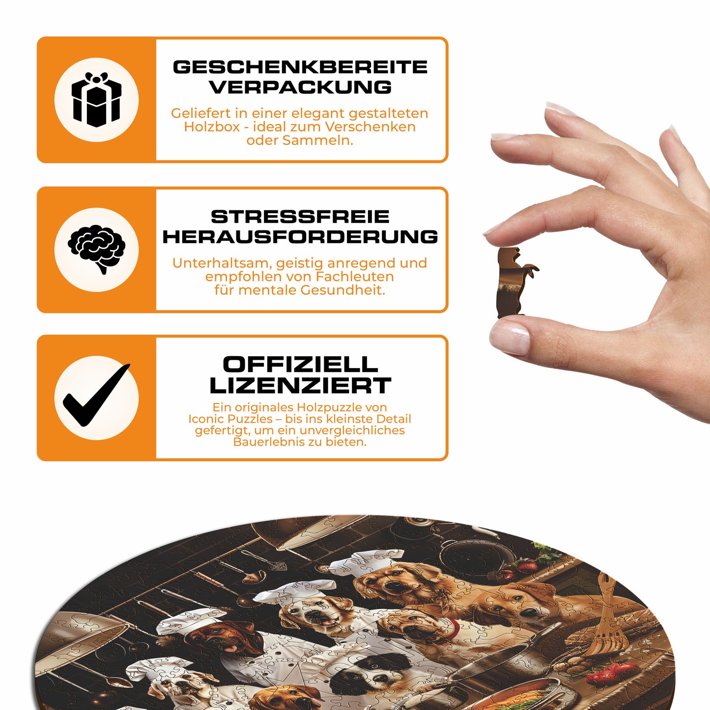 Koch Hunde - Holzpuzzle