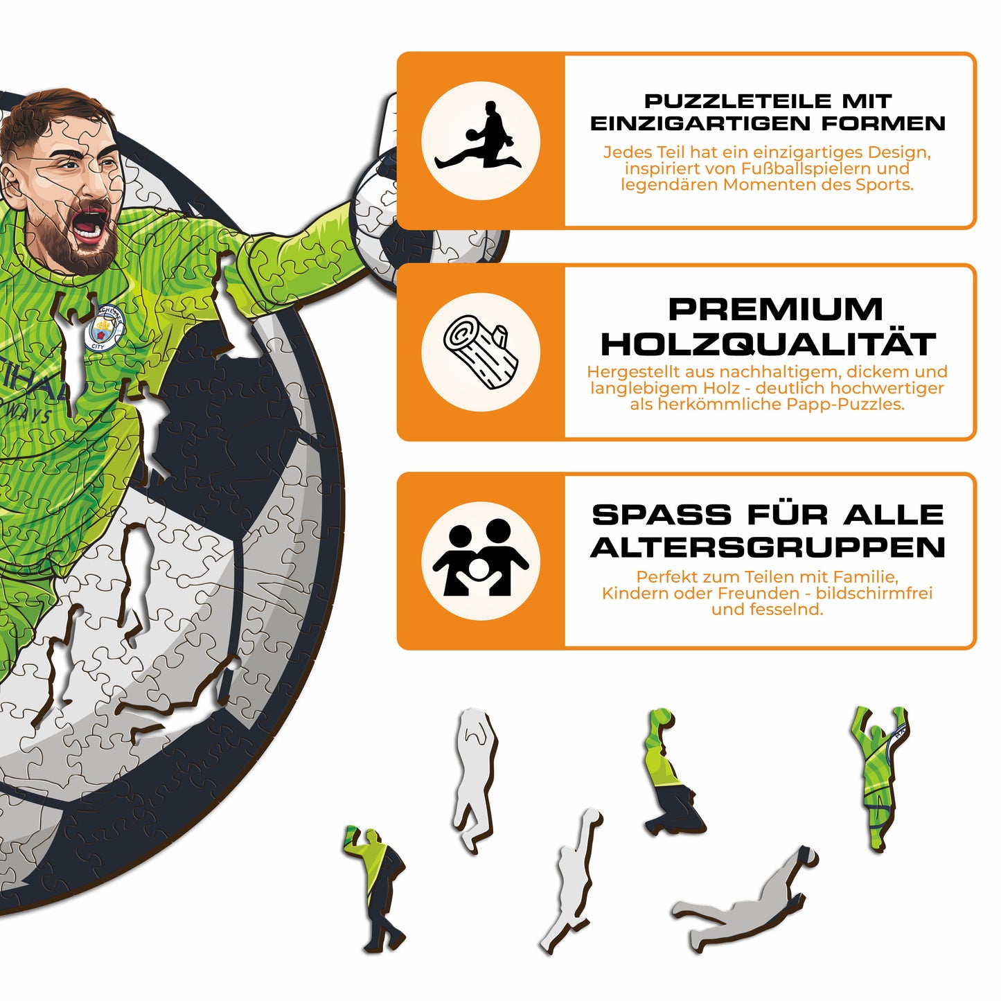 Gianluigi Donnarumma - Holzpuzzle