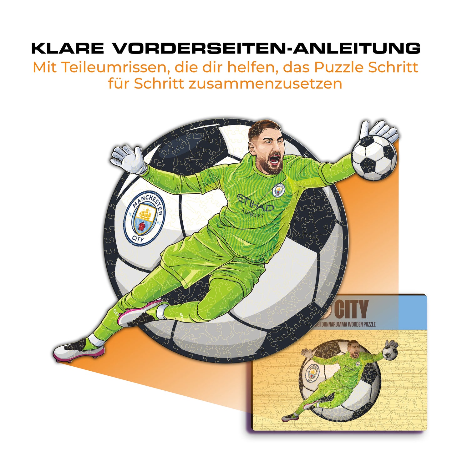 Gianluigi Donnarumma - Holzpuzzle