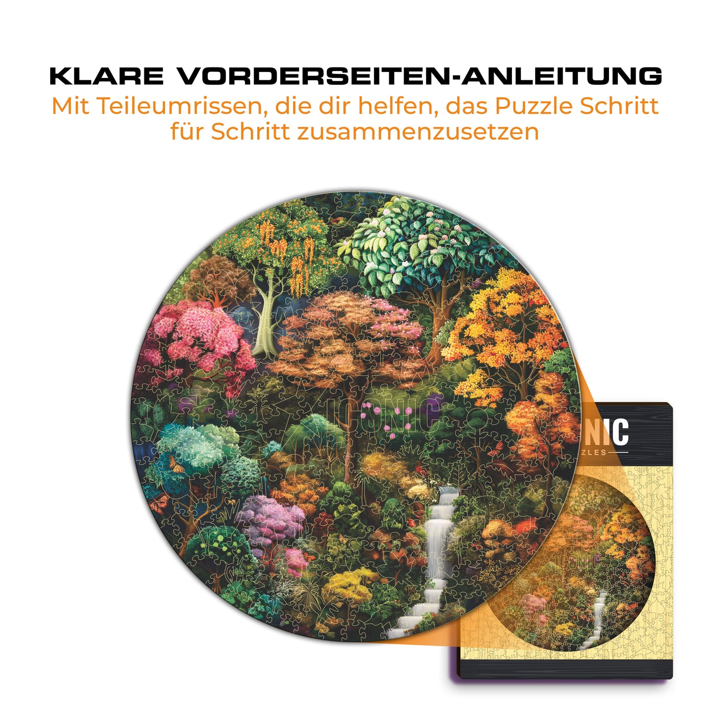 Mystische Quelle - Holzpuzzle