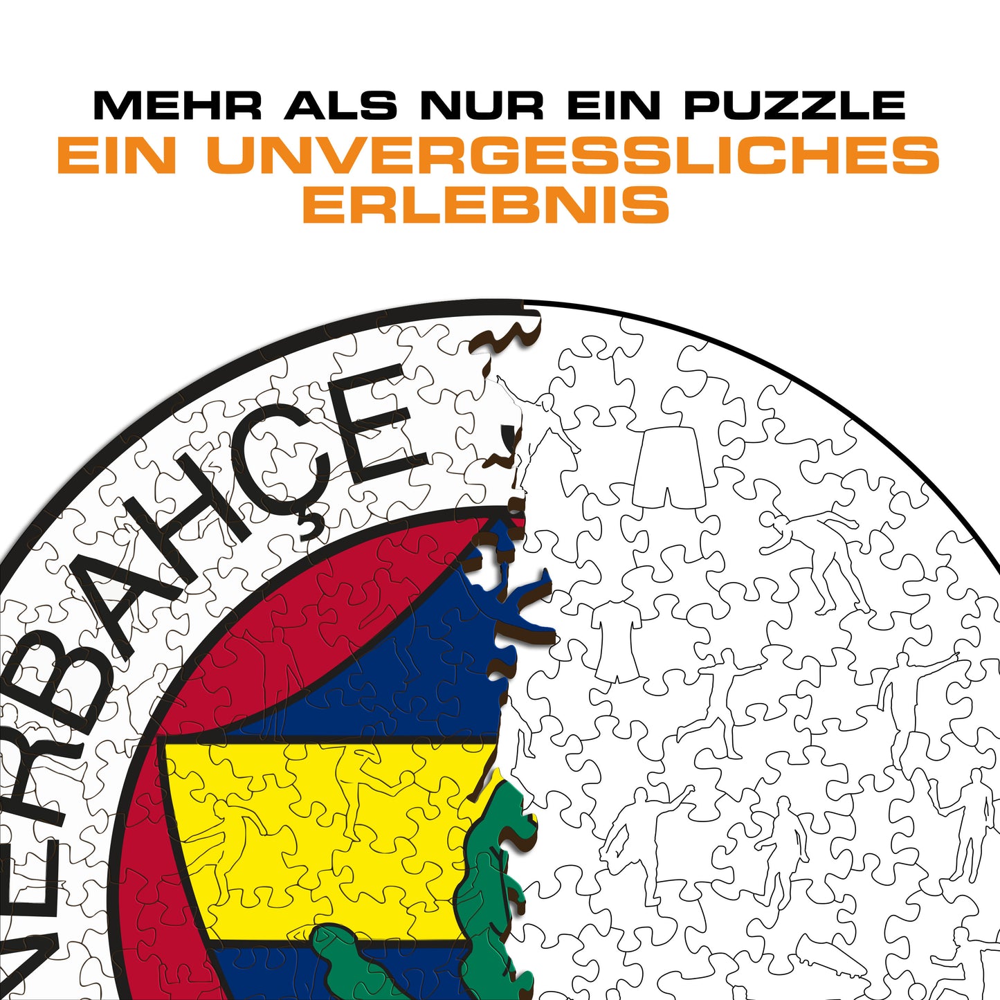 Fenerbahçe S.K.® Logo - Holzpuzzle