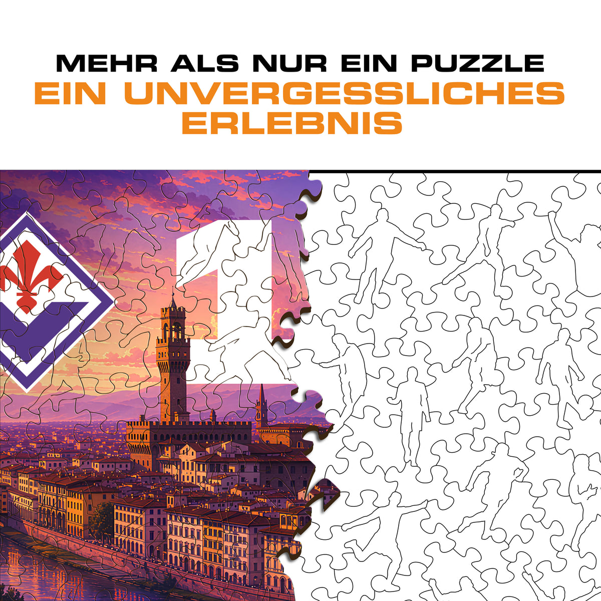 ACF Fiorentina 100-Jahre-Jubiläum Holzpuzzle
