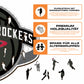 Houston Rockets™ Logo - Holzpuzzle