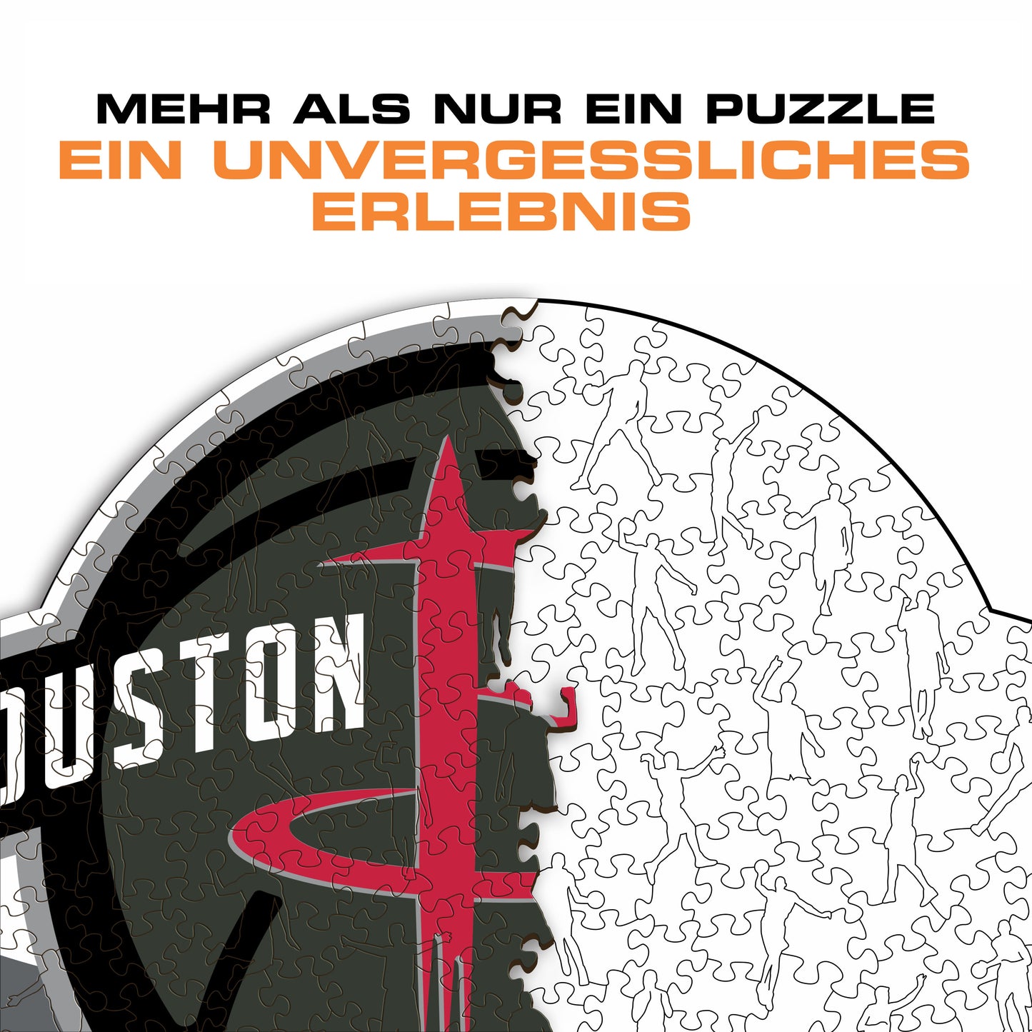 Houston Rockets™ Logo - Holzpuzzle