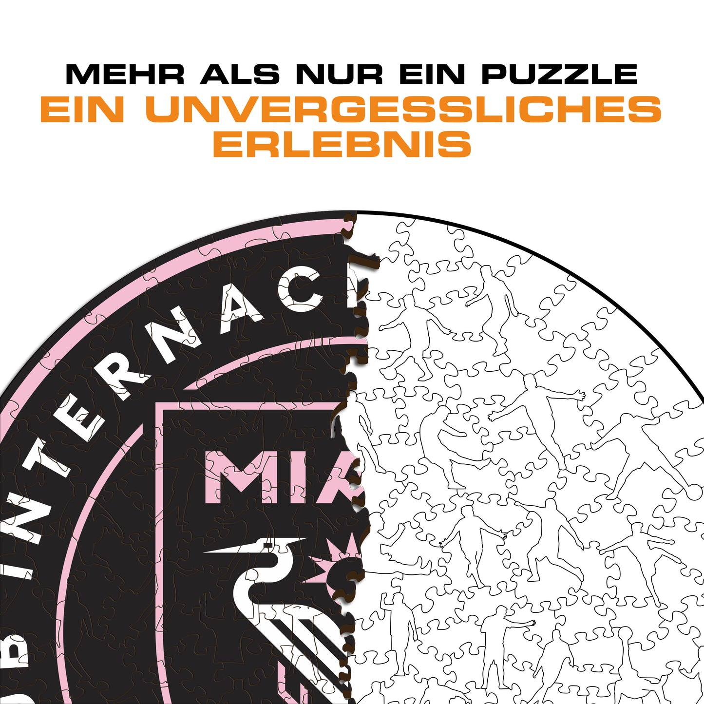 Inter Miami CF® Logo - Holzpuzzle