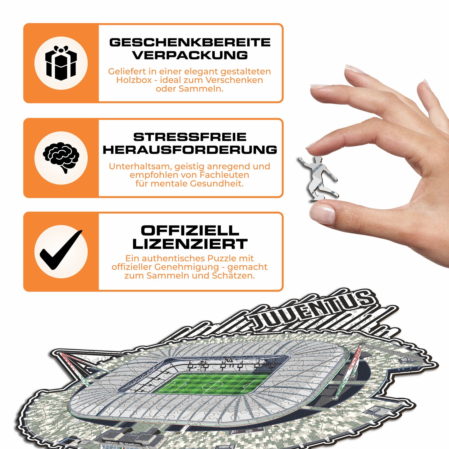 Juventus FC® Allianz Stadium - Holzpuzzle