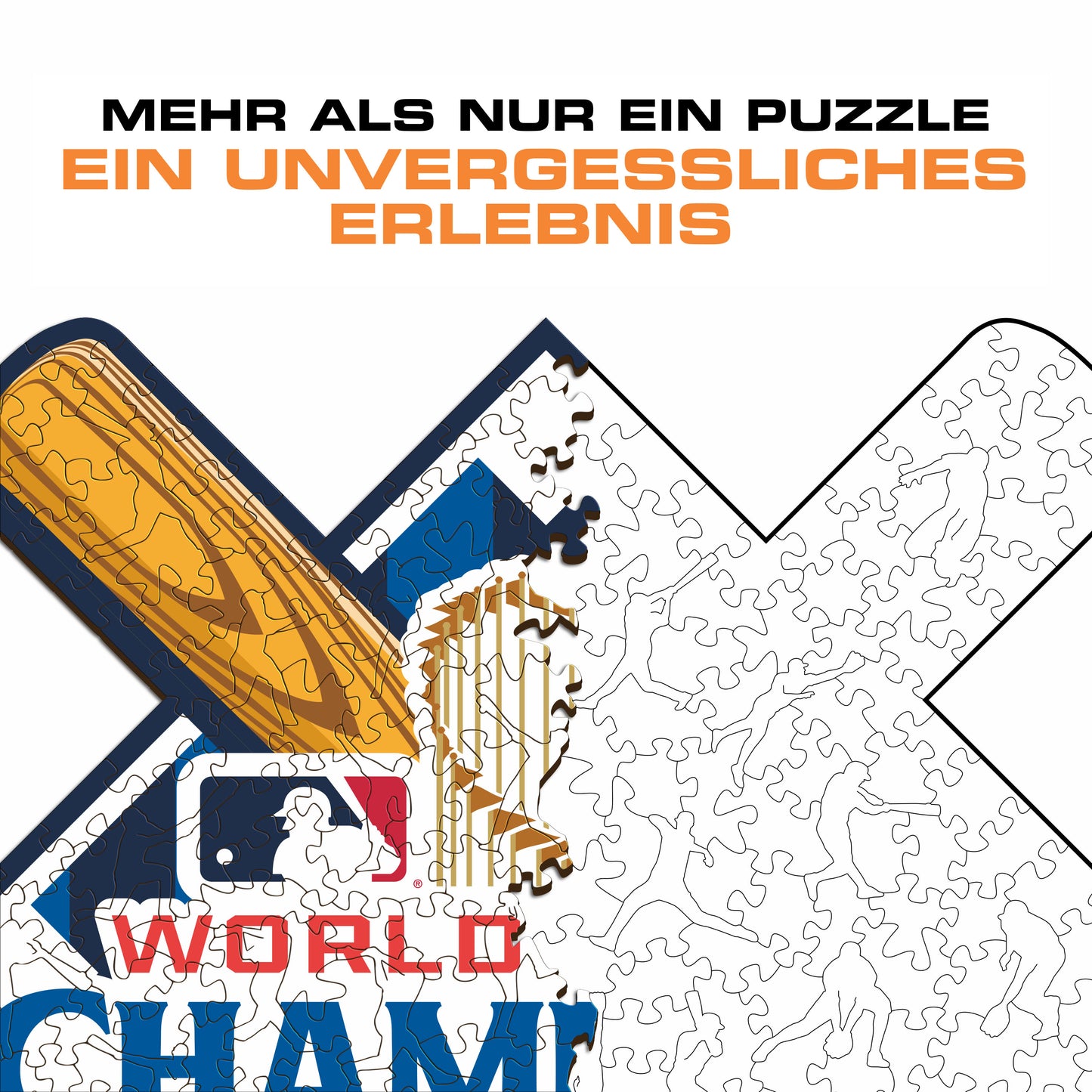 Los Angeles Dodgers™ 2024 World Series - Holzpuzzle