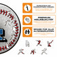 Los Angeles Dodgers™ Baseball - Holzpuzzle