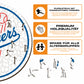 Los Angeles Dodgers™ Logo - Holzpuzzle