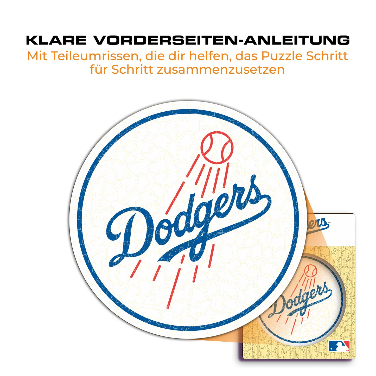 Los Angeles Dodgers™ Logo - Holzpuzzle