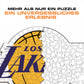 Los Angeles Lakers™ Logo - Holzpuzzle