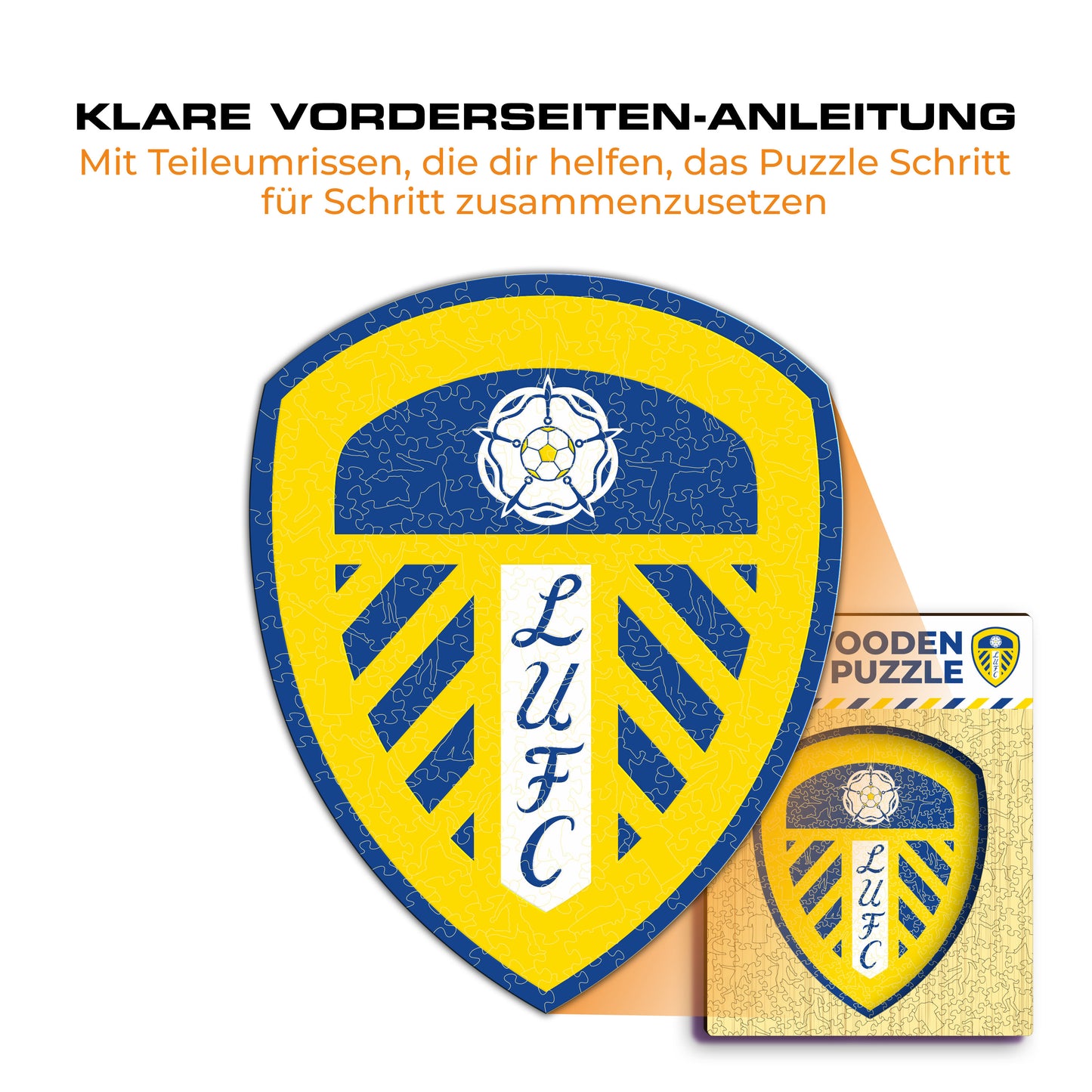 Leeds United FC® Logo - Holzpuzzle