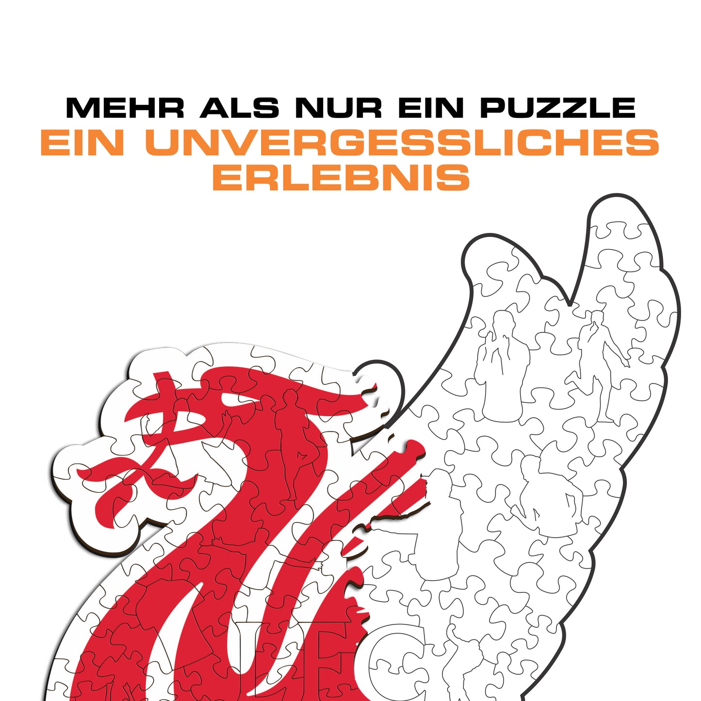 Liverpool FC® Liver Bird Logo - Holzpuzzle