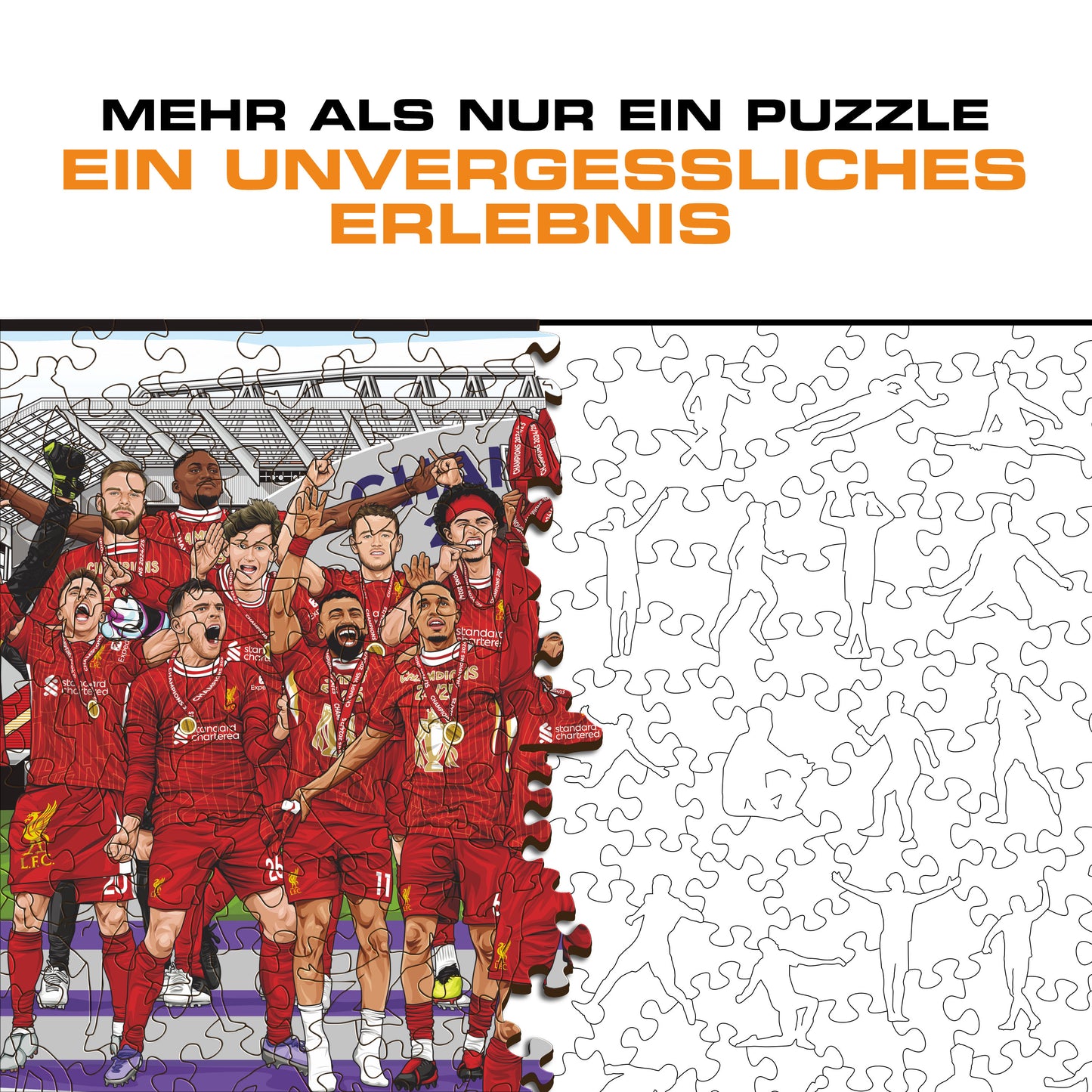 Liverpool FC® Premier League Champions 24/25 - Holzpuzzle