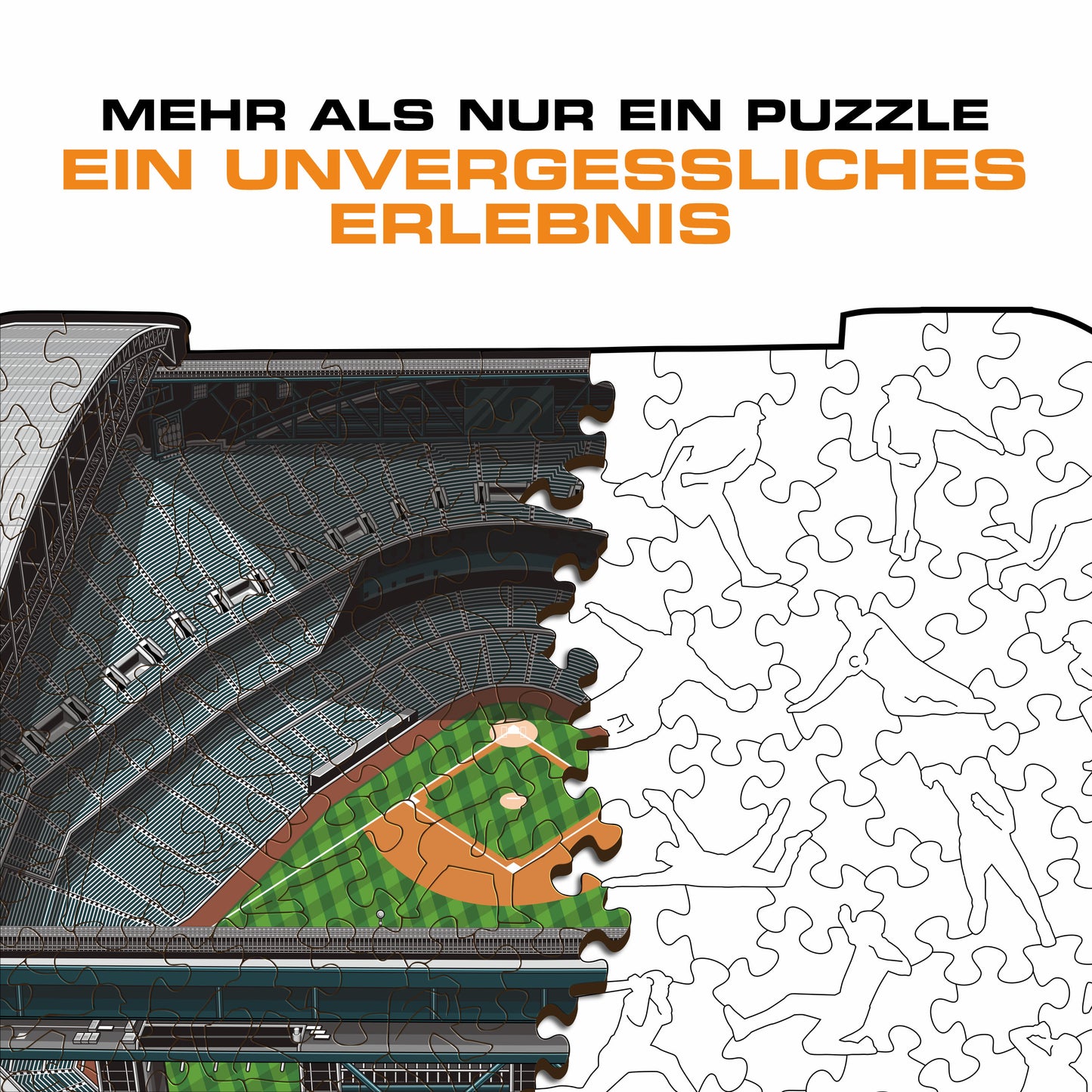 Arizona Diamondbacks™ Chase Field - Holzpuzzle
