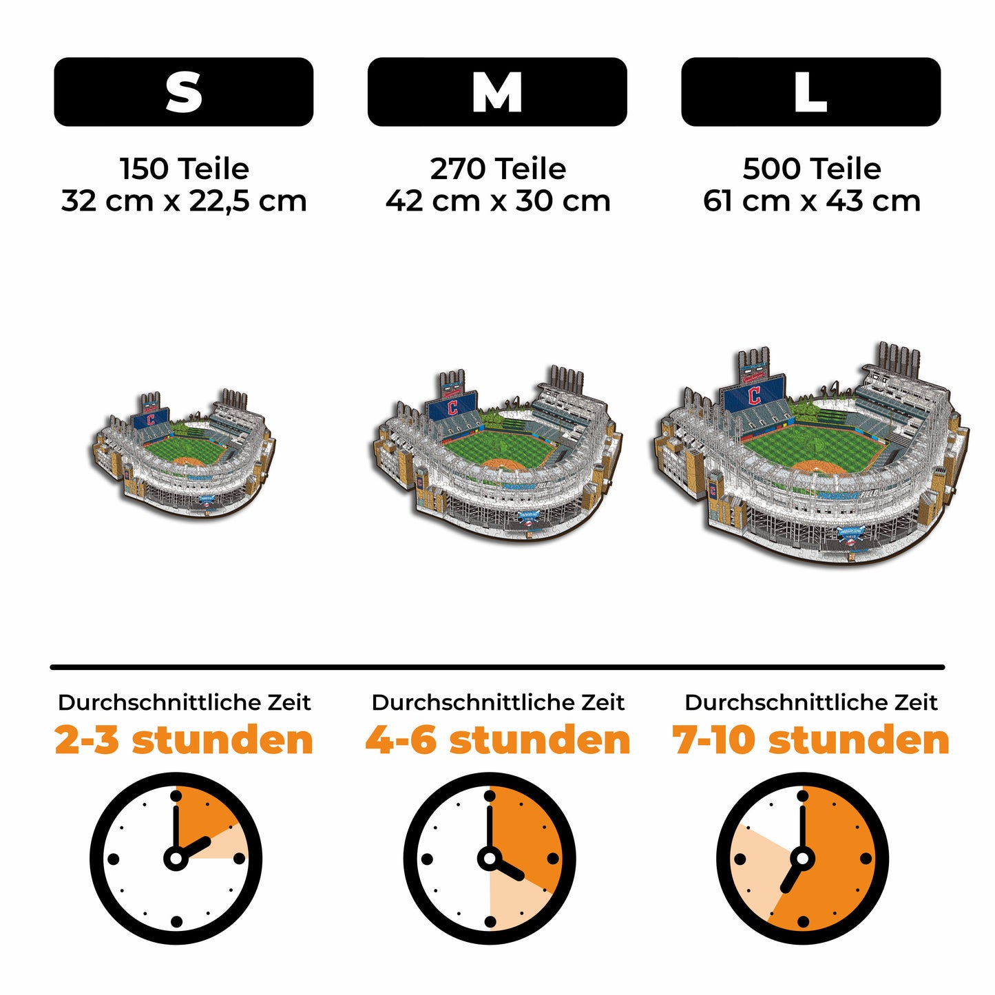 Cleveland Guardians™ Progressive Field - Holzpuzzle