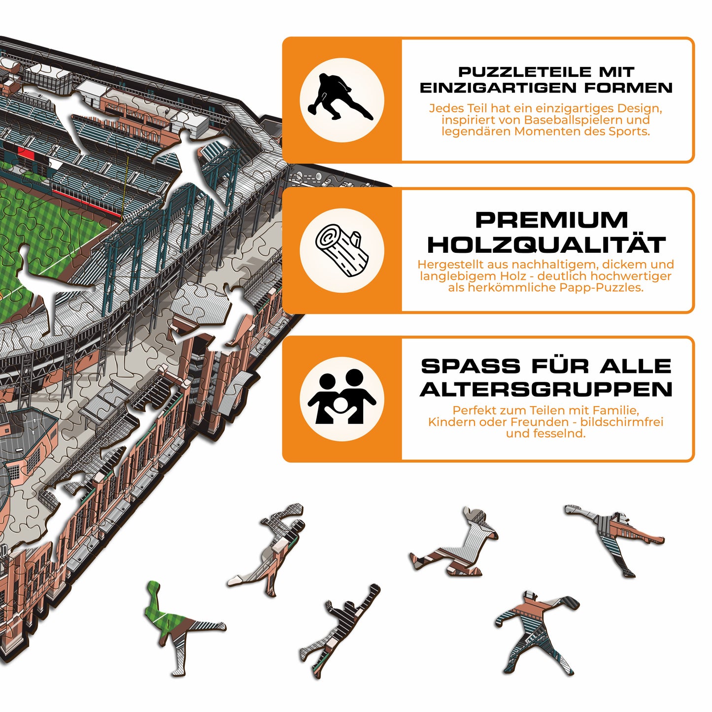 Colorado Rockies™ Coors Field - Holzpuzzle