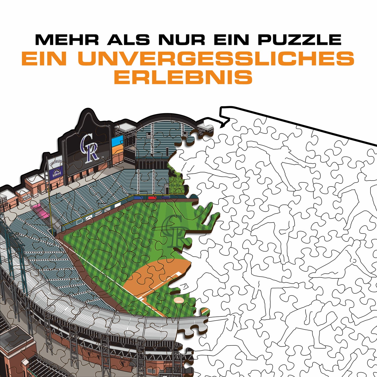 Colorado Rockies™ Coors Field - Holzpuzzle