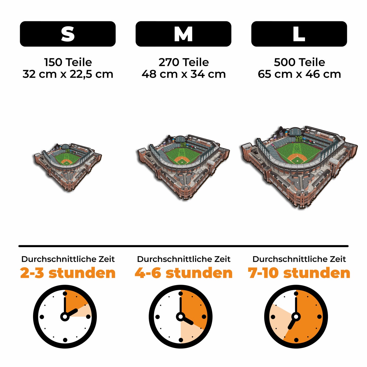 Colorado Rockies™ Coors Field - Holzpuzzle