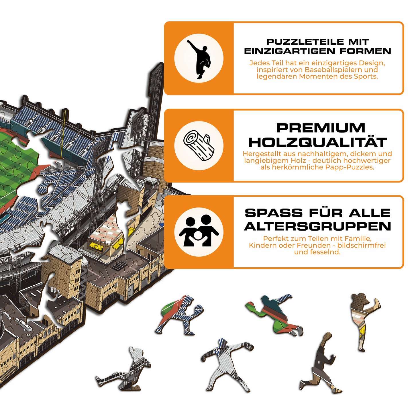 Pittsburgh Pirates™ PNC Park - Holzpuzzle