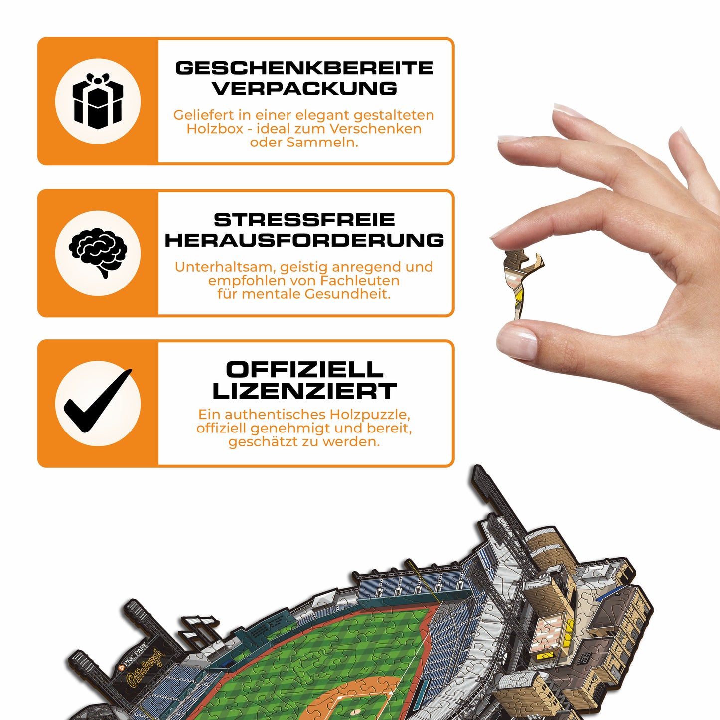 Pittsburgh Pirates™ PNC Park - Holzpuzzle