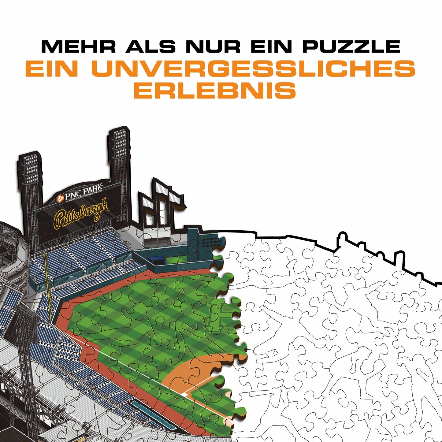 Pittsburgh Pirates™ PNC Park - Holzpuzzle