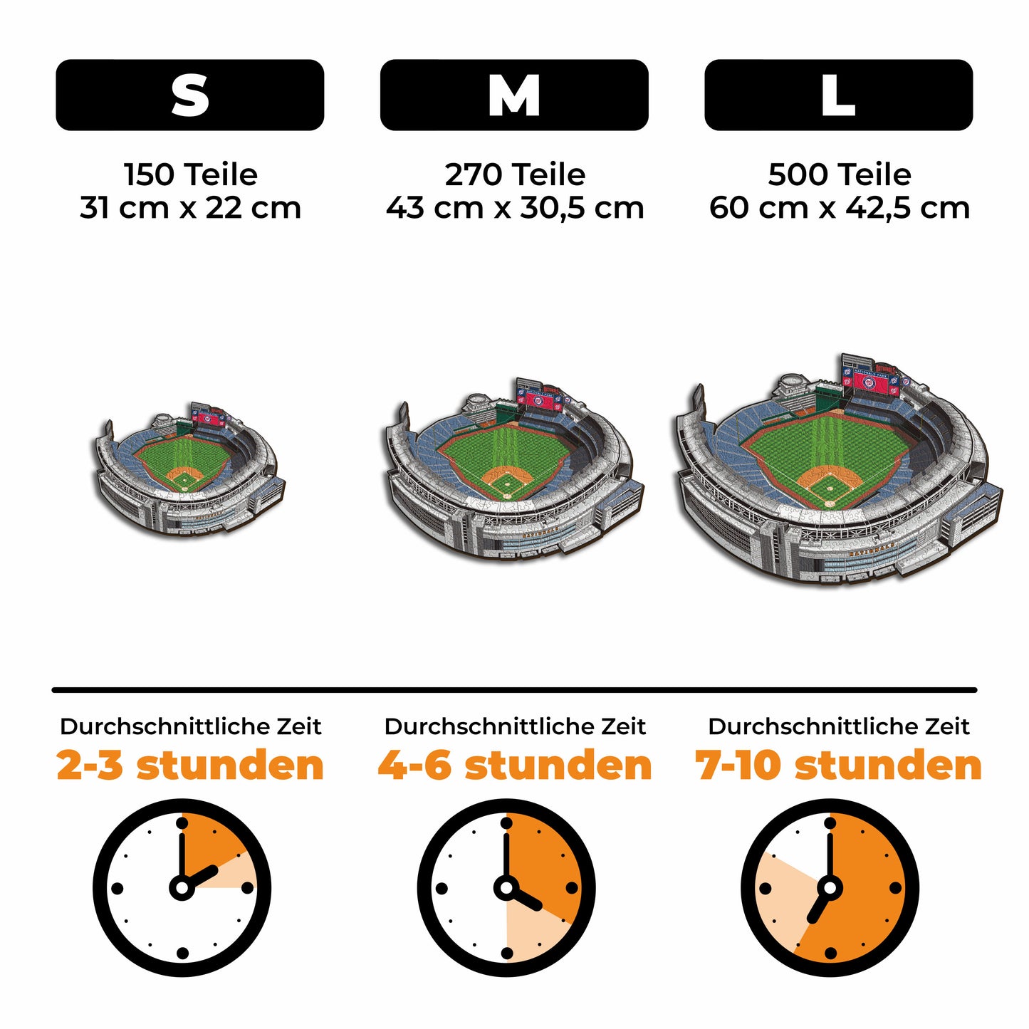Washington Nationals™ Nationals Park - Holzpuzzle