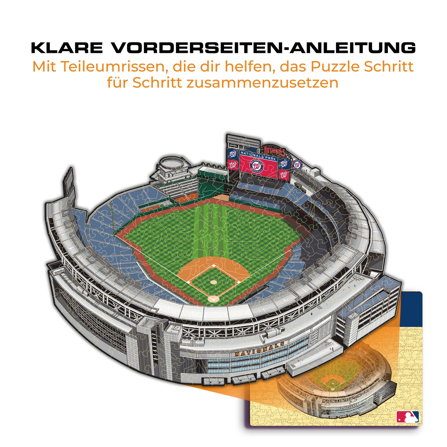 Washington Nationals™ Nationals Park - Holzpuzzle