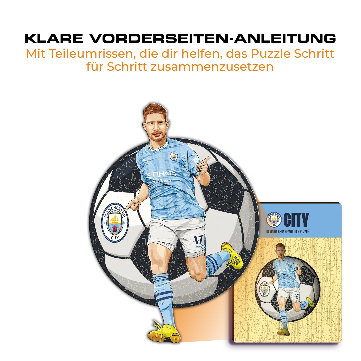 Kevin De Bruyne - Holzpuzzle