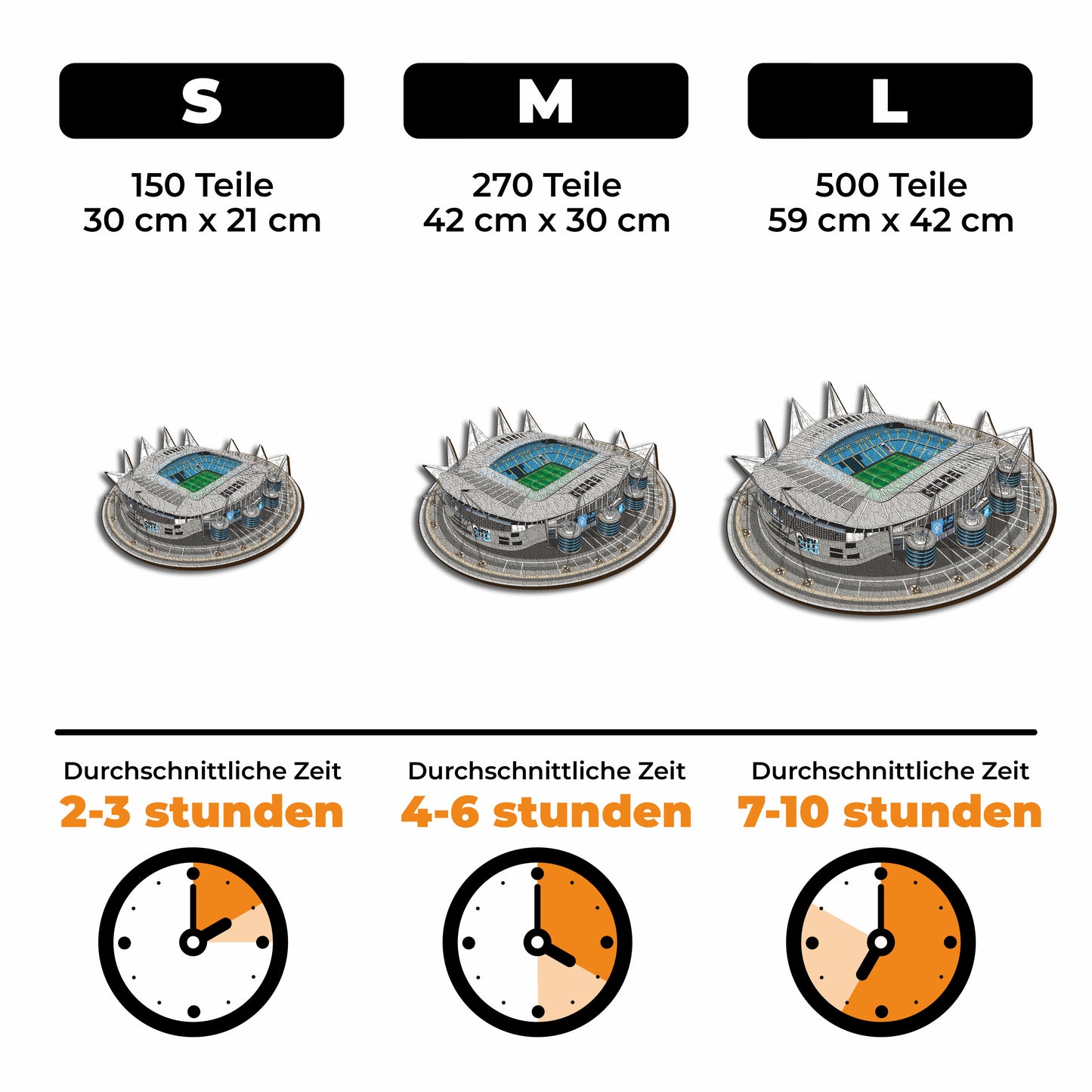 Man City FC® Etihad Stadium - Holzpuzzle