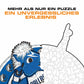 Dallas Mavericks™ Maskottchen - Holzpuzzle