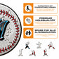 Miami Marlins™ - Holzpuzzle