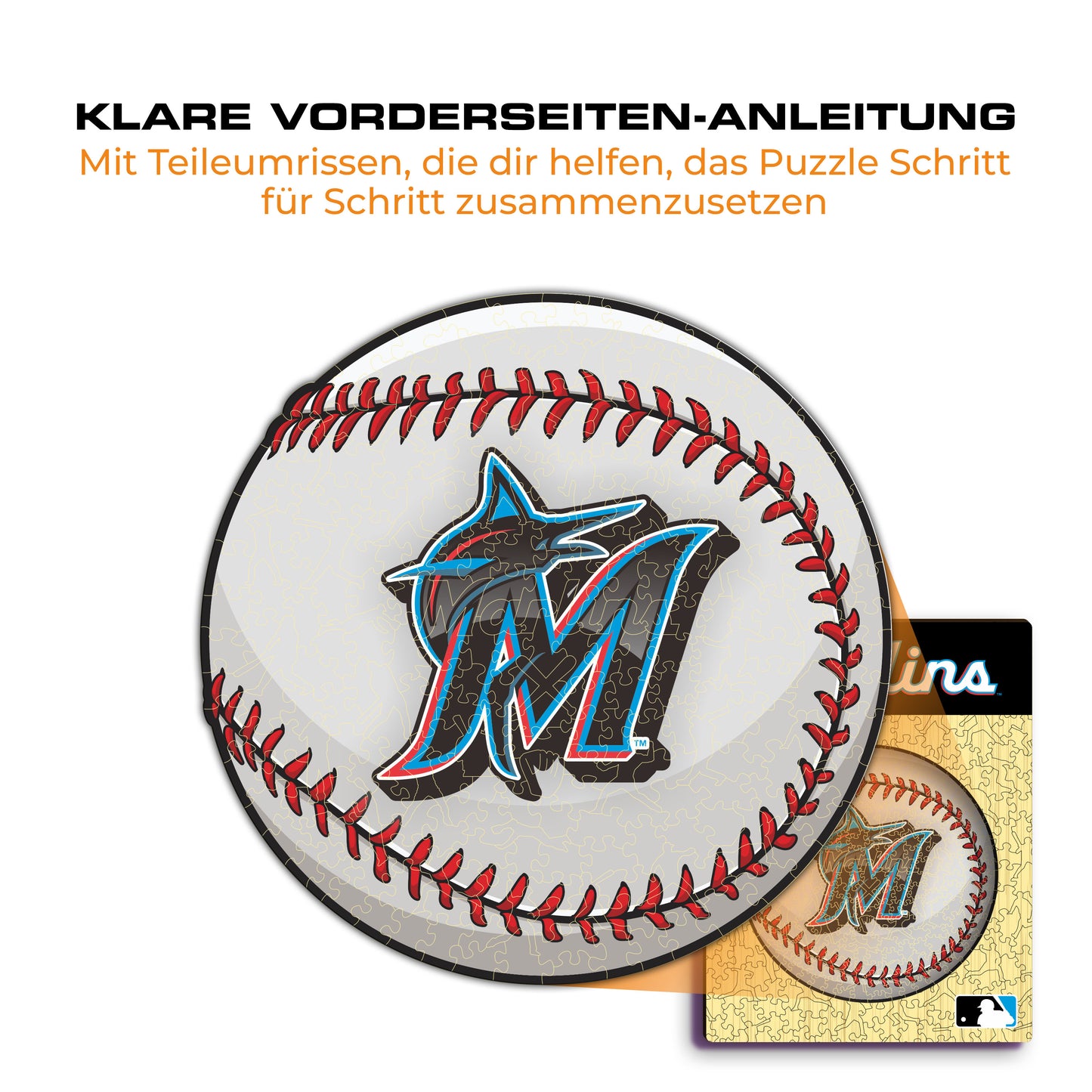 Miami Marlins™ - Holzpuzzle