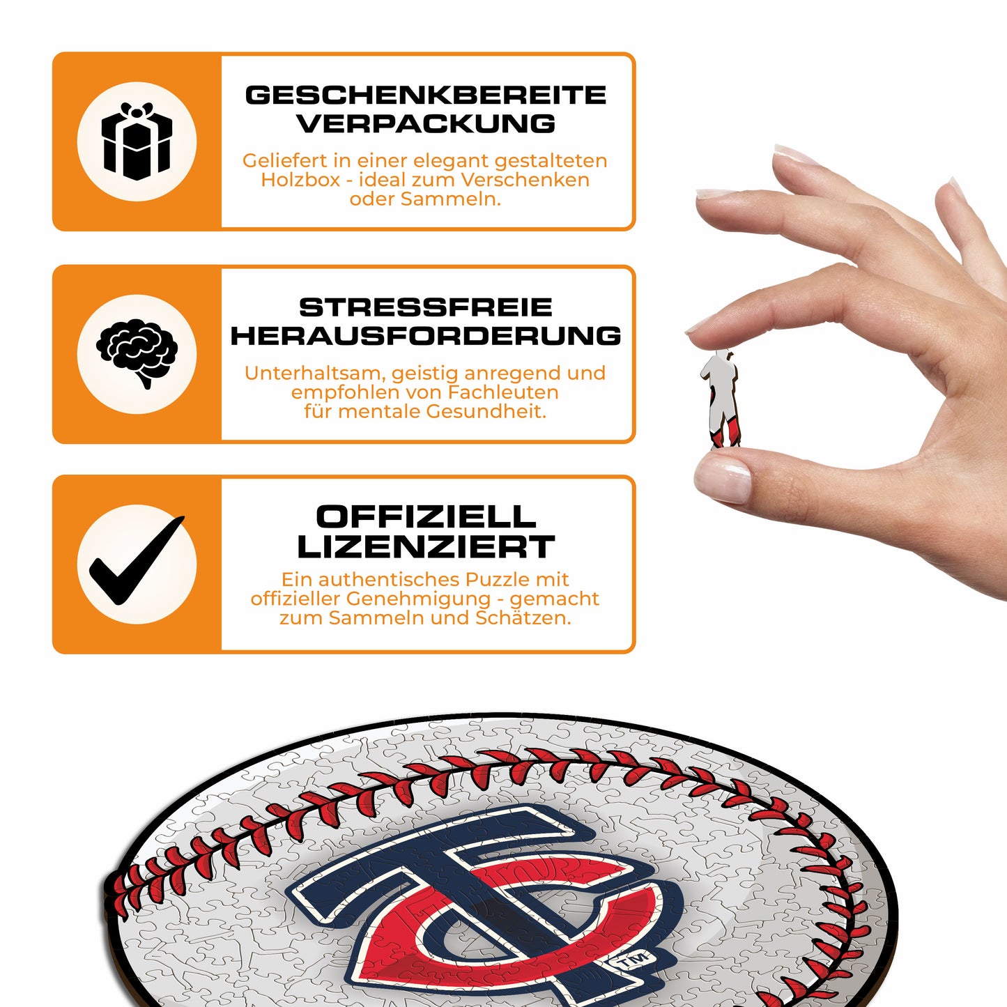 Minnesota Twins™ - Holzpuzzle