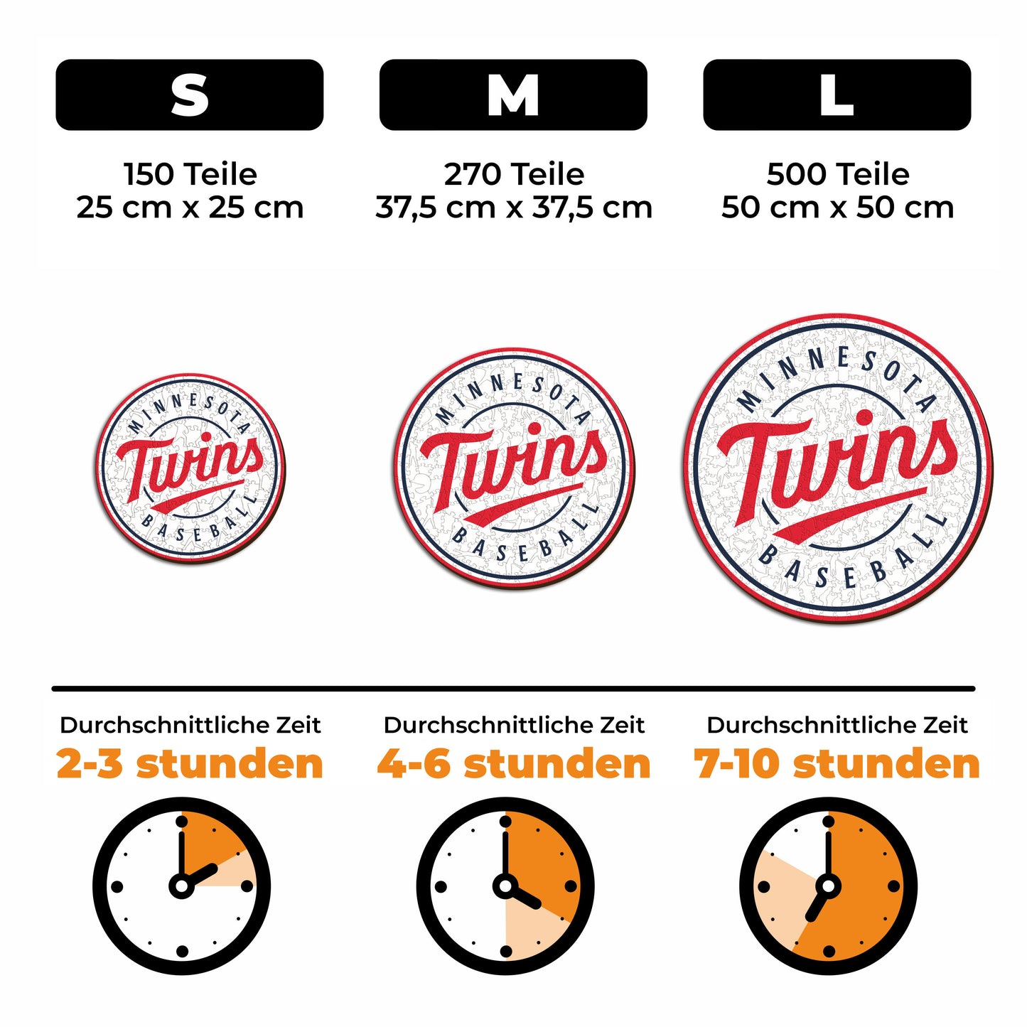 Minnesota Twins™ Logo - Holzpuzzle