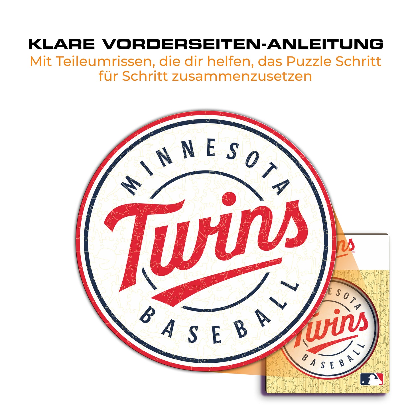 Minnesota Twins™ Logo - Holzpuzzle