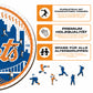 New York Mets™ Logo - Holzpuzzle