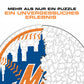New York Mets™ Logo - Holzpuzzle