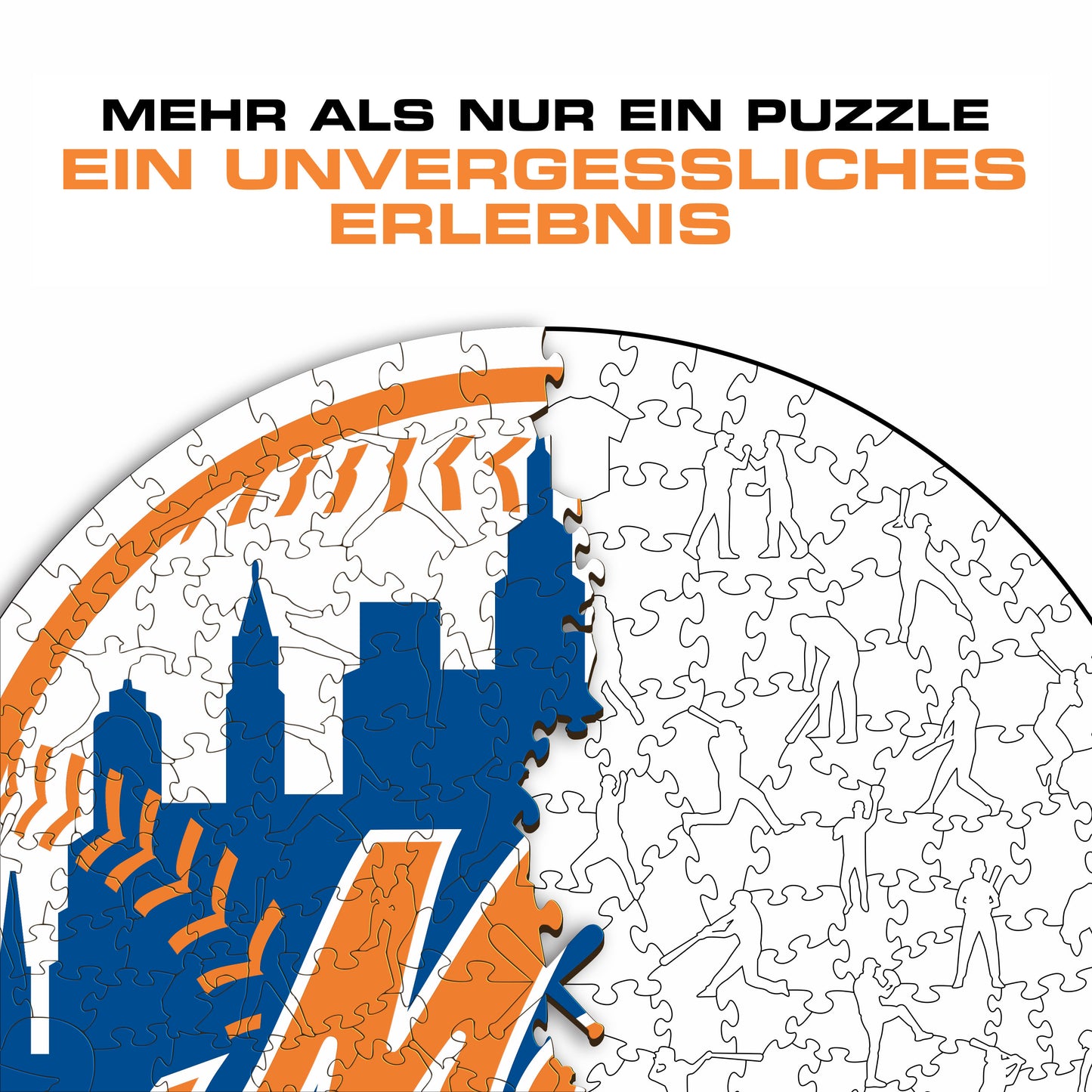 New York Mets™ Logo - Holzpuzzle