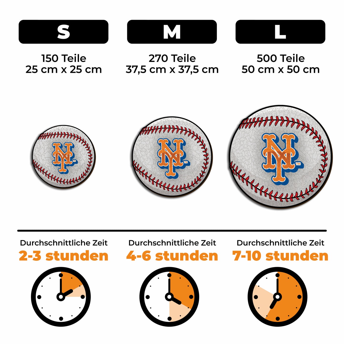 New York Mets™ Baseball - Holzpuzzle