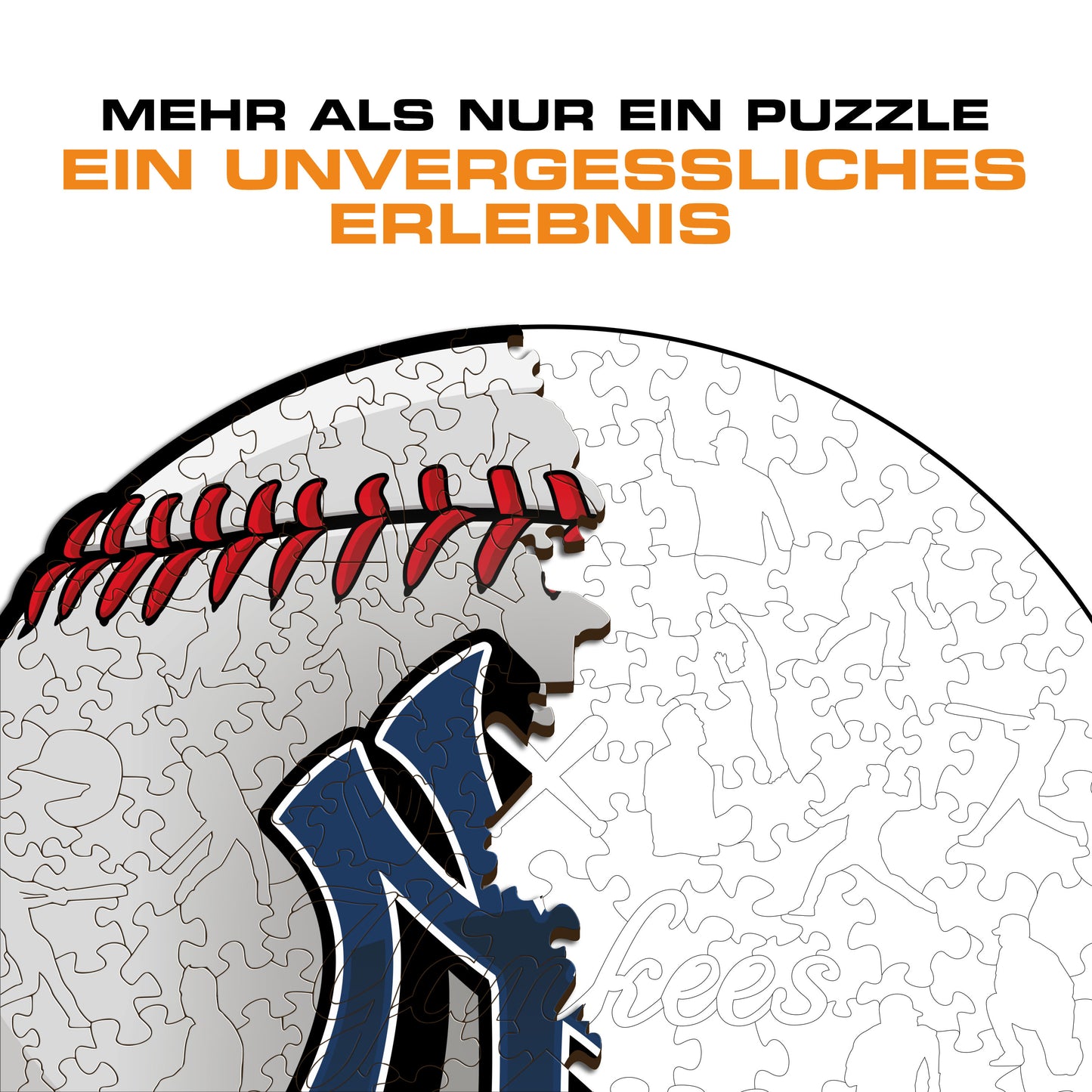 New York Yankees™ Baseball - Holzpuzzle
