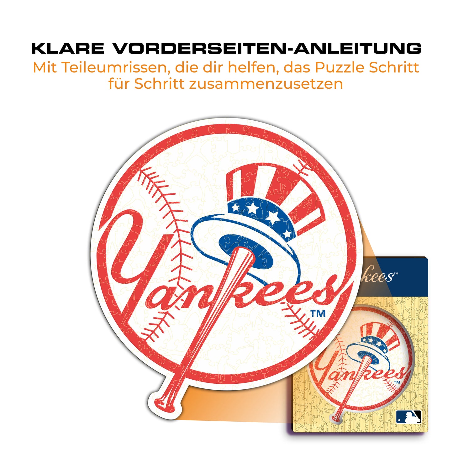 New York Yankees™ Logo - Holzpuzzle